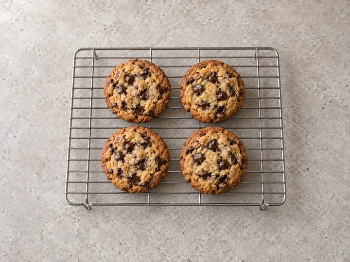 Step 10: Move the cookies to a rack. Bake the rest of the cookie dough the same way.